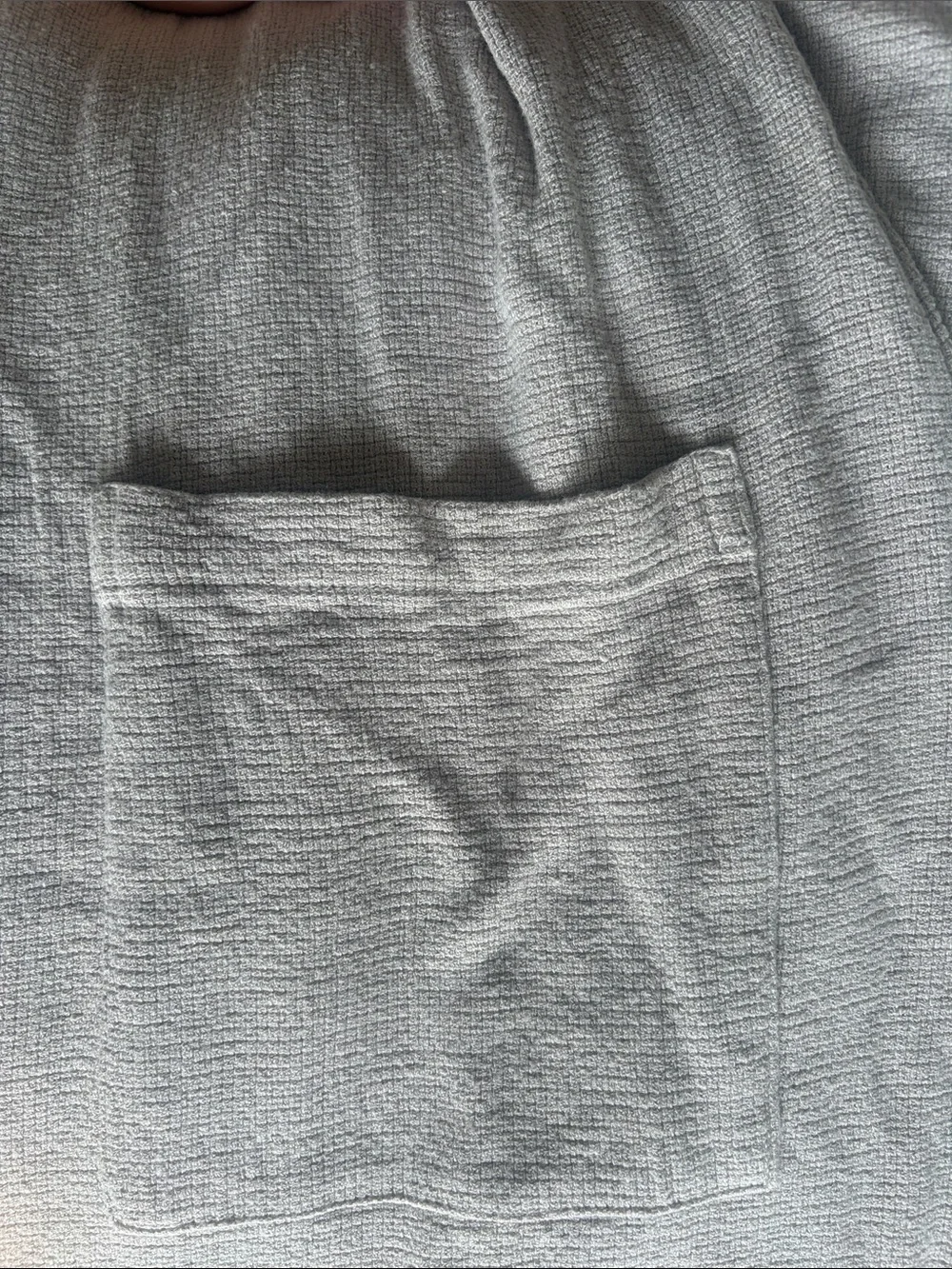 Light Lavendar/Gray V-Neck Pocket Tunic Cover up